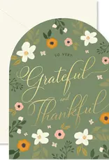 Ginger P. Designs Grateful and Thankful Arch Greeting Card