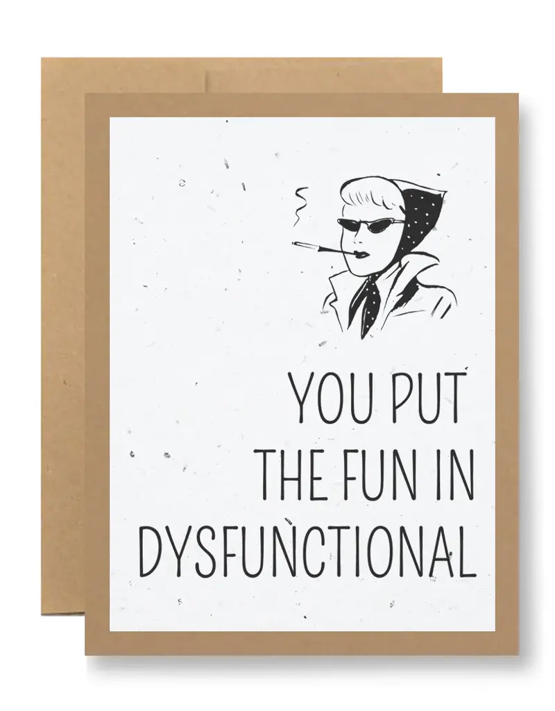 Seedy In Dysfunctional Card