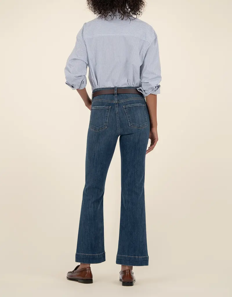 Kut from the Kloth Kelsey High Rise Ankle Flare w/ Wide Hem
