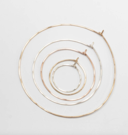 Classic Round Hoops XS- Gold Fill