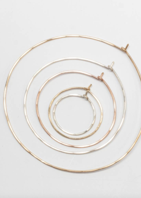 Classic Round Hoops XS- Gold Fill