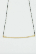 Necklace Single Bar Gold Fill