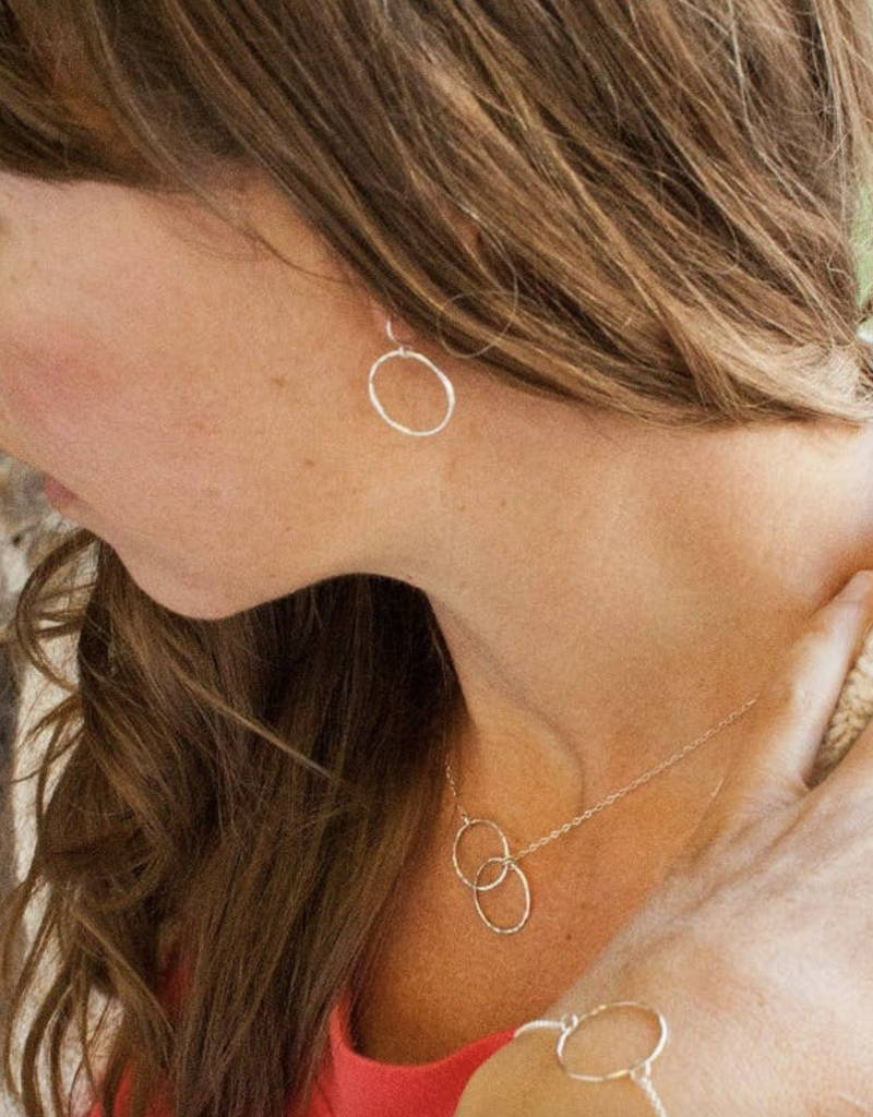 Dual Promise Necklace Mixed Metals