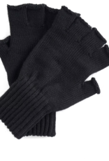 Barbour Fingerless Gloves Black L
