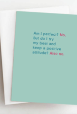 Skel & Co Am I Perfect? No. Card