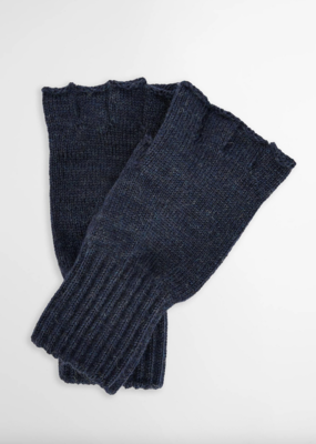 Barbour Fingerless Gloves Navy L