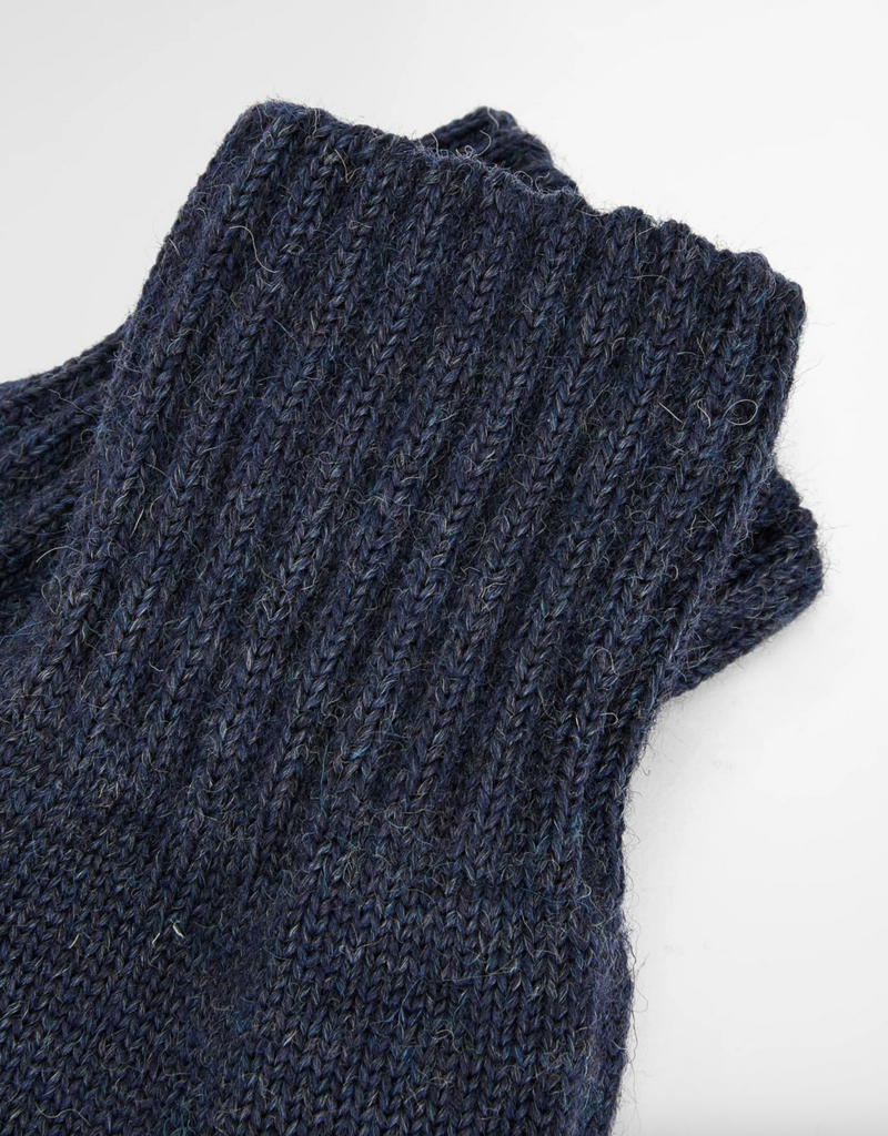 Barbour Fingerless Gloves Navy L