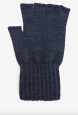 Barbour Fingerless Gloves Navy L