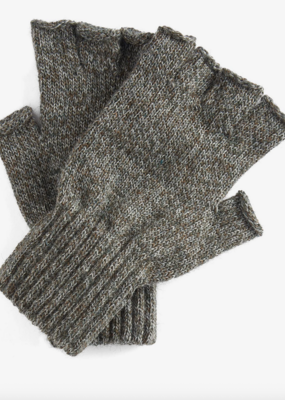 Barbour Fingerless Gloves Olive L