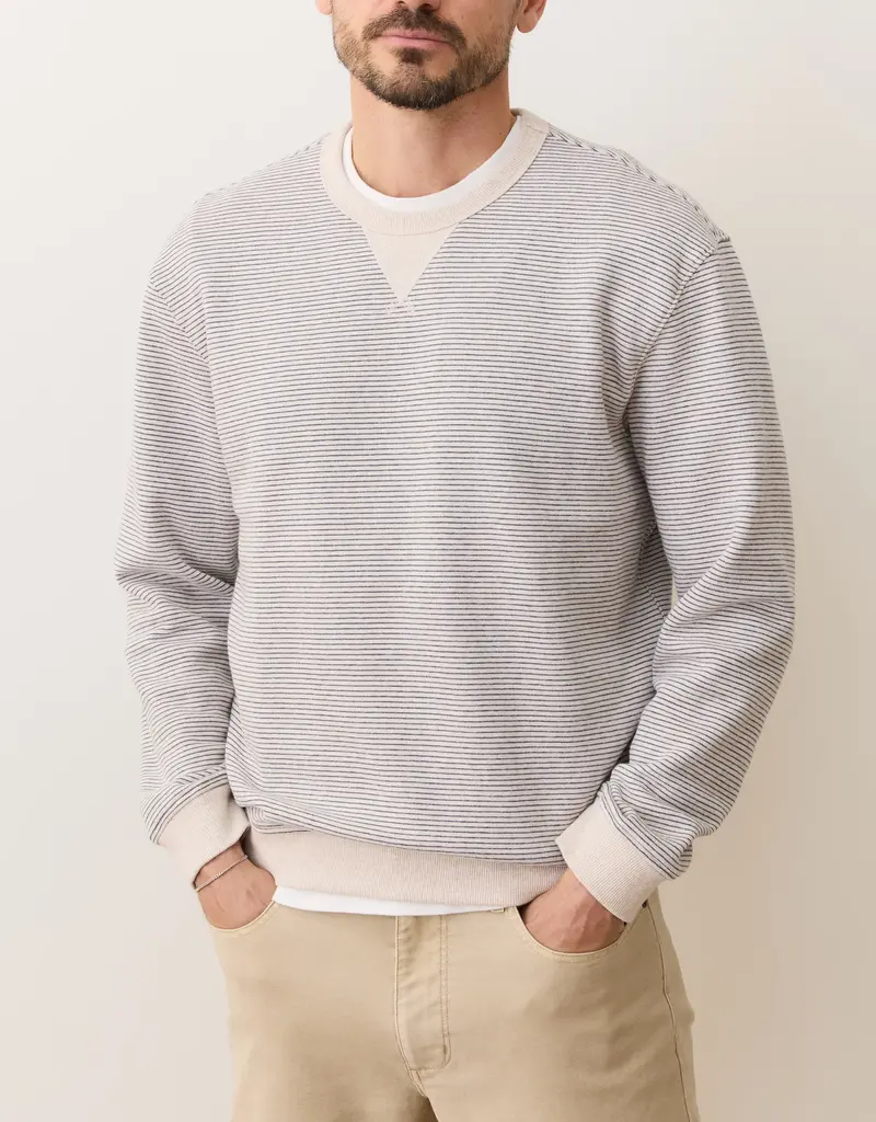 Marine Layer Relaxed Cloud 9 Fleece Crewneck