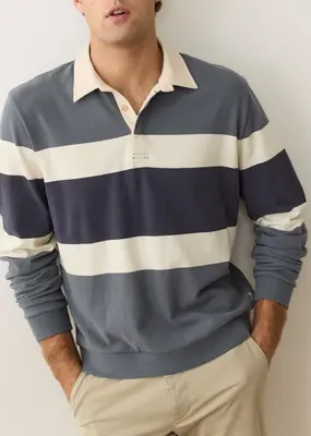 Marine Layer Sueded Rugby Polo