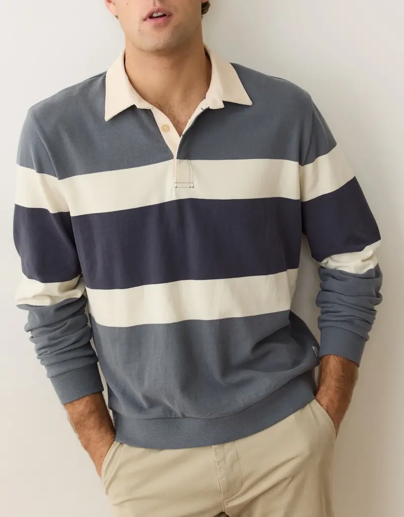 Marine Layer Sueded Rugby Polo