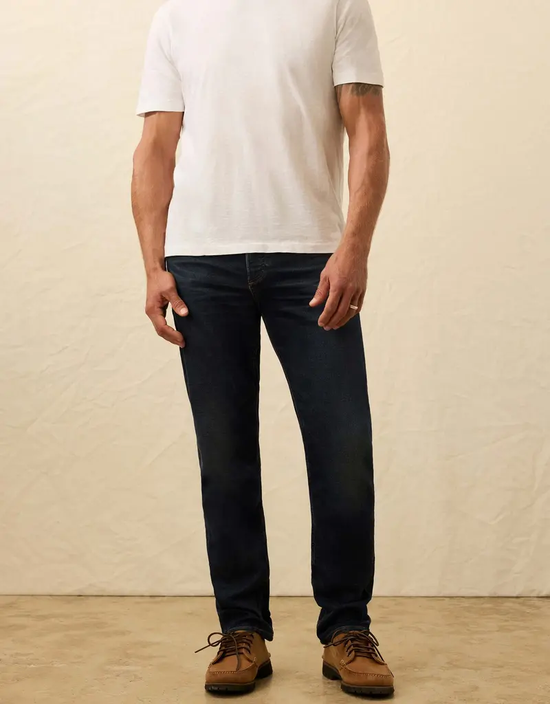 Faherty Stretch Terry Indigo 5 Pocket