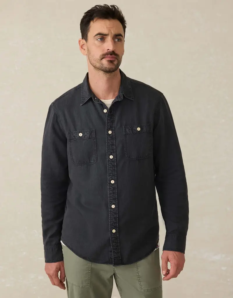 Faherty Tried and True Chambray Workshirt