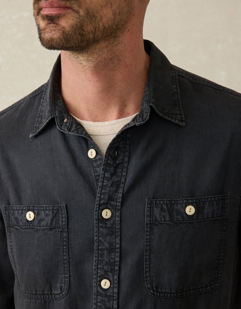 Faherty Tried and True Chambray Workshirt