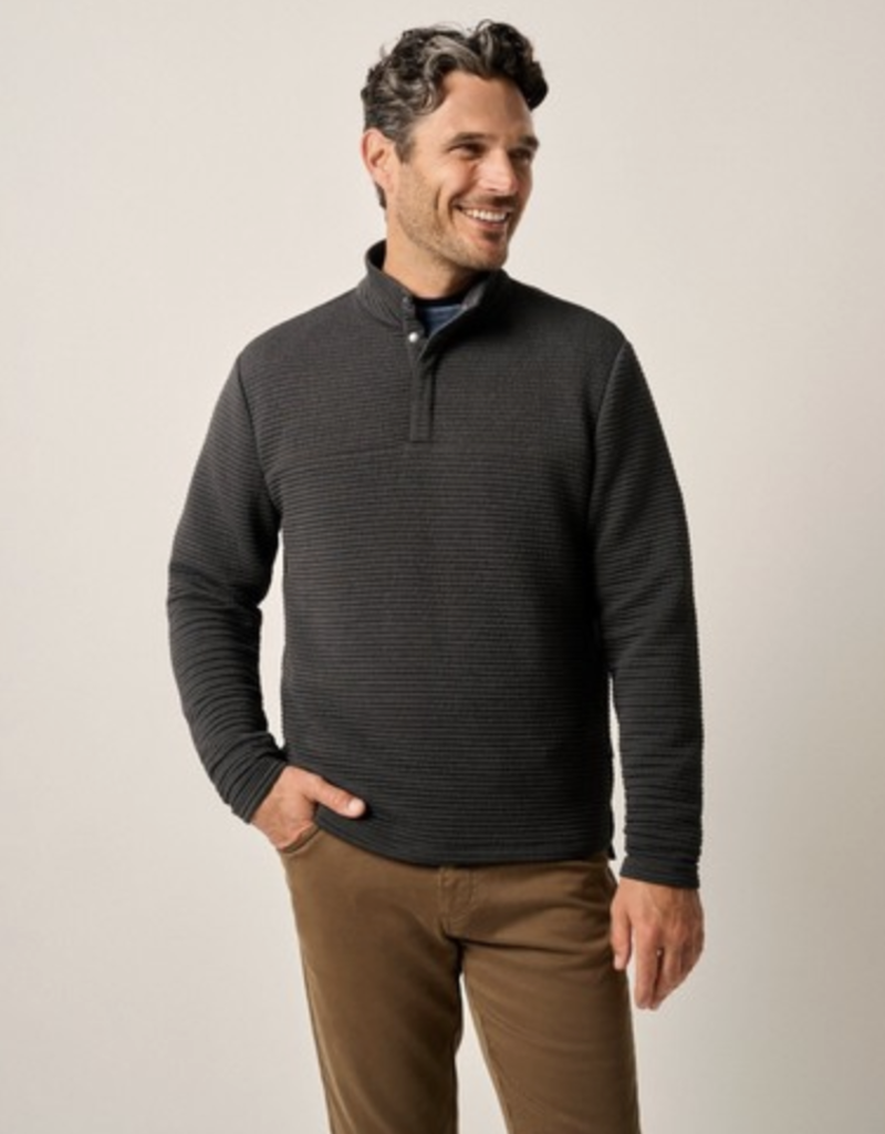 Johnnie-O Benjy Heathered Henley Pullover
