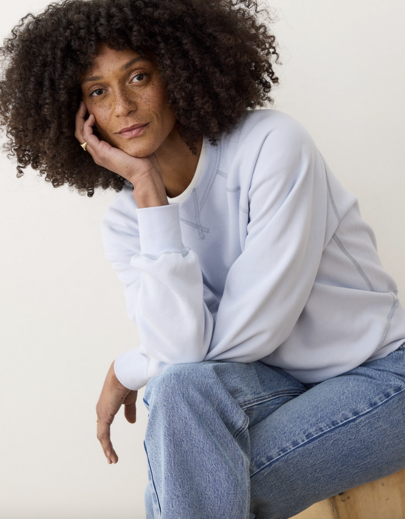Marine Layer Cloud 9 Fleece Reversible Crewneck