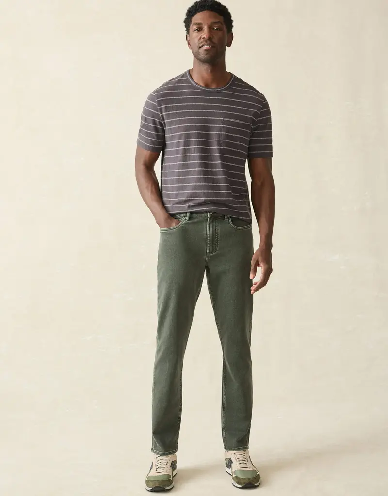 Faherty Stretch Terry 5 Pocket Pant