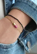 Kris Nations Petite Gemstone Beaded Bracelet