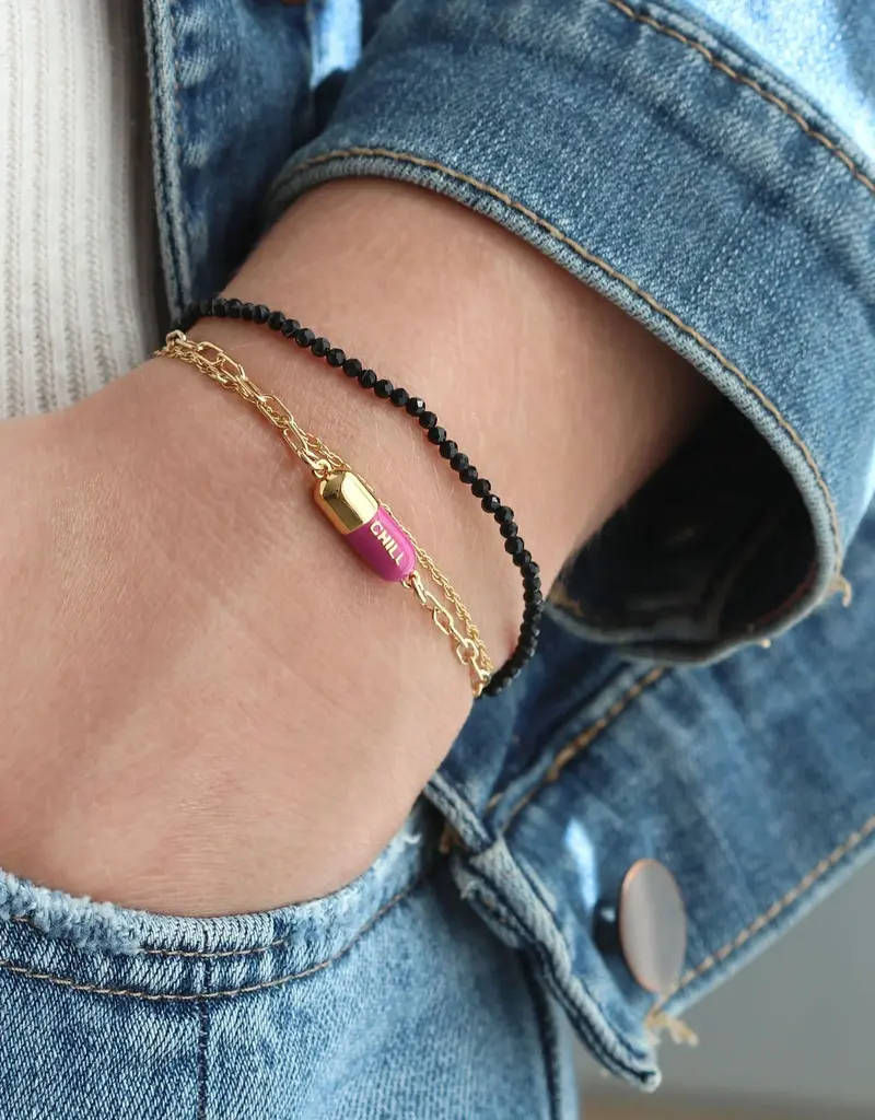 Kris Nations Petite Gemstone Beaded Bracelet