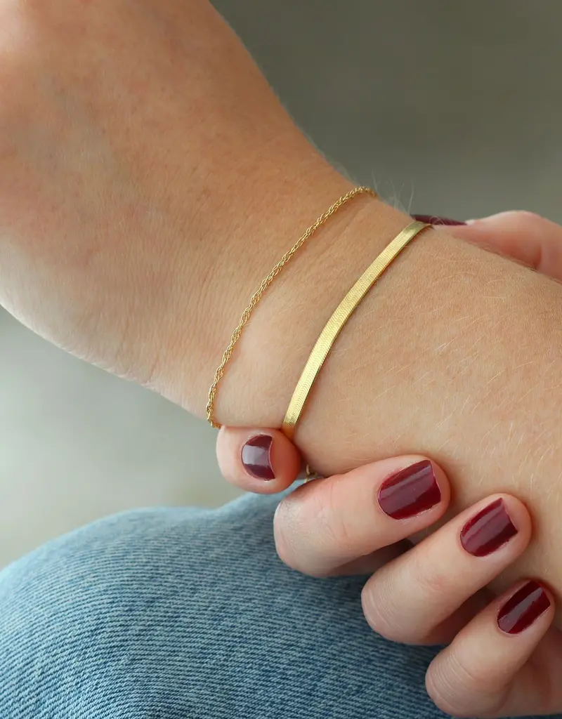 Kris Nations Herringbone Chain Bracelet