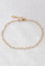 Kris Nations Heart Chain Bracelet