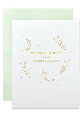 The Social Type Snugglebug Baby Card