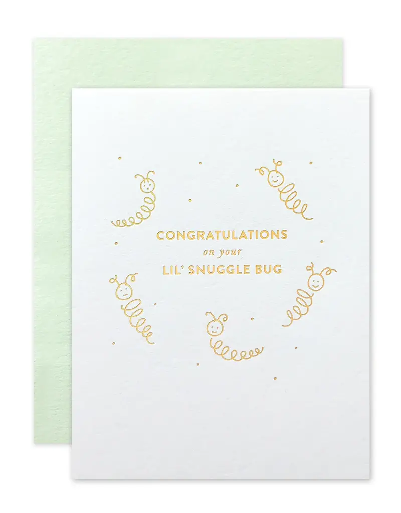The Social Type Snugglebug Baby Card