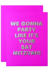 The Social Type Bat Mitzvah Congrats Card