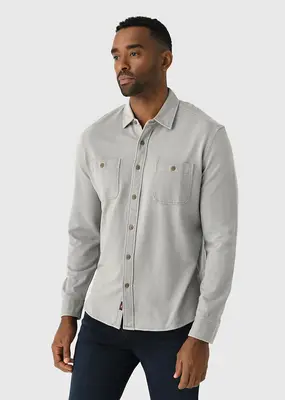 Faherty Field Knit Utility Shirt