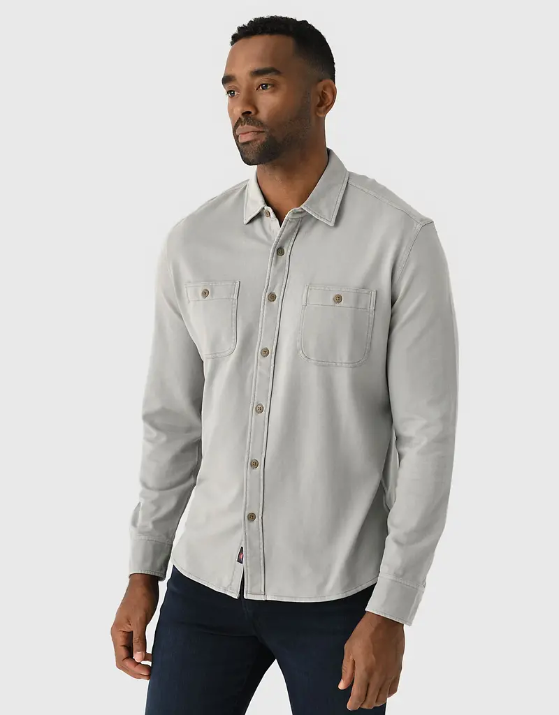 Faherty Field Knit Utility Shirt