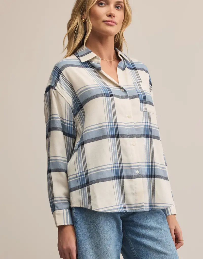 Z Supply River Plaid Button Up
