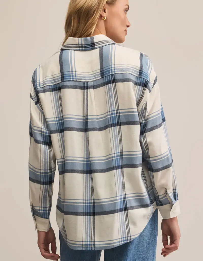Z Supply River Plaid Button Up