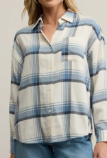 Z Supply River Plaid Button Up