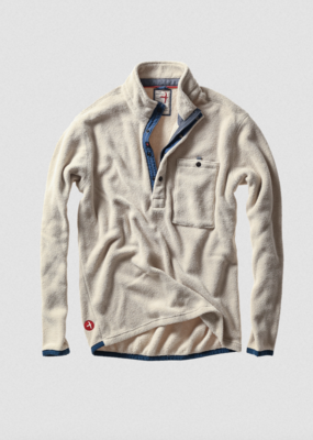 Relwen Terry Snap-Zip Mock