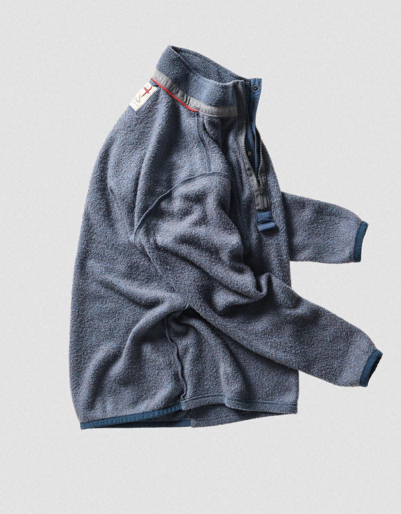 Relwen Terry Snap-Zip Mock