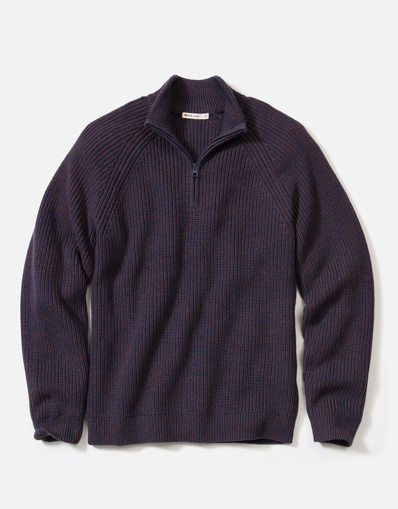 Marine Layer Inverness Quarter Zip Sweater