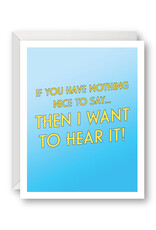 Venture Nothing Nice To Say