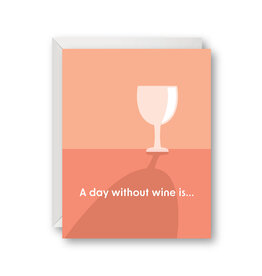 Venture A Day Without Wine Card