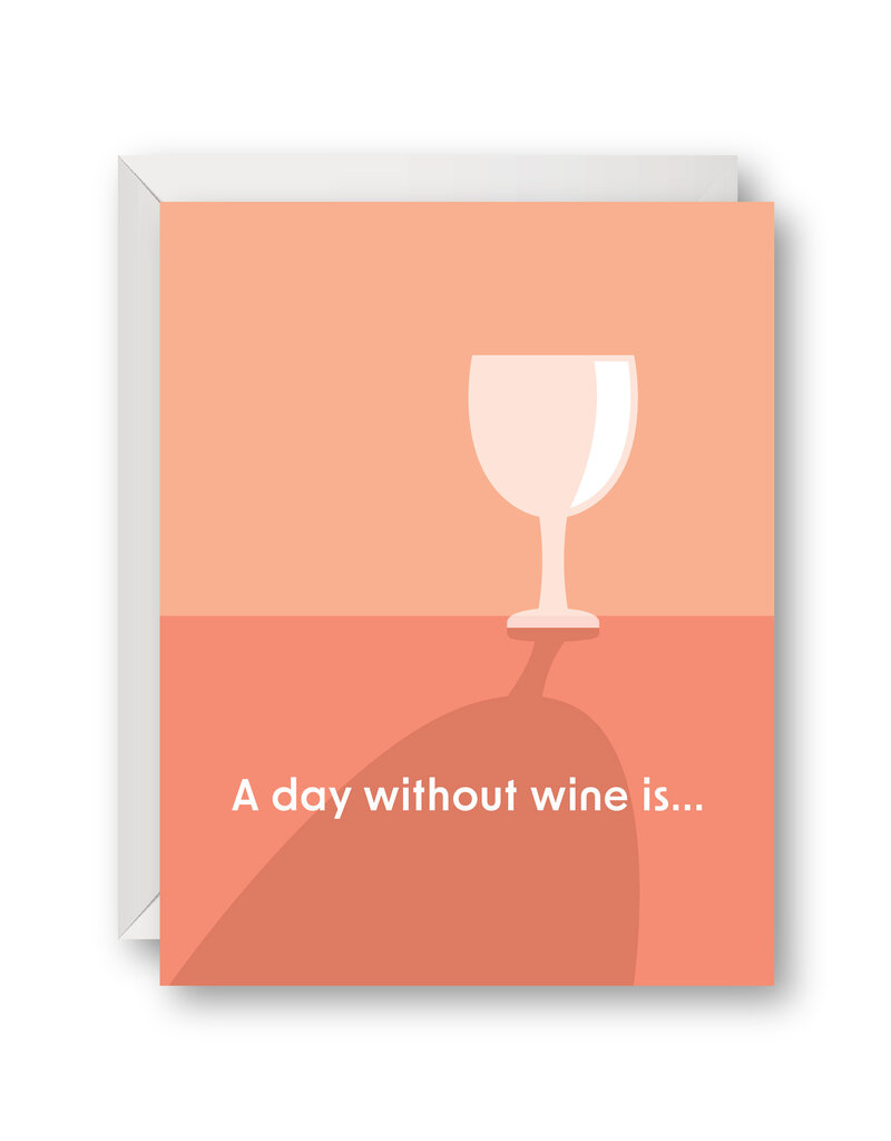Venture A Day Without Wine Card