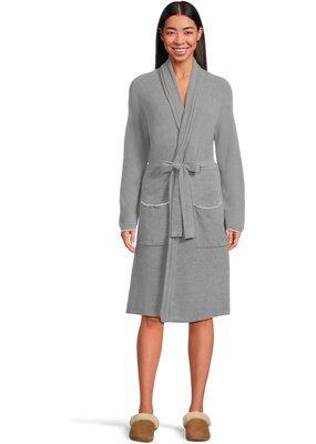 Barefoot Dreams CCUL Contrast Scallop Ribbed Robe