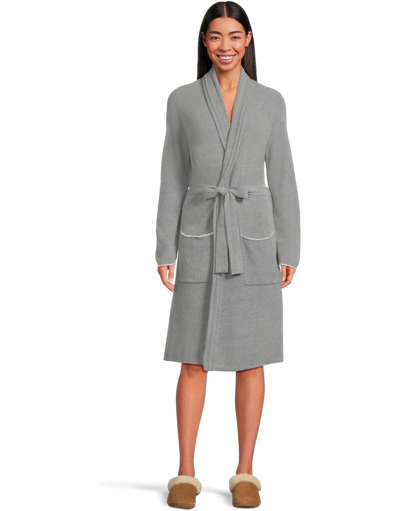 Barefoot Dreams CCUL Contrast Scallop Ribbed Robe