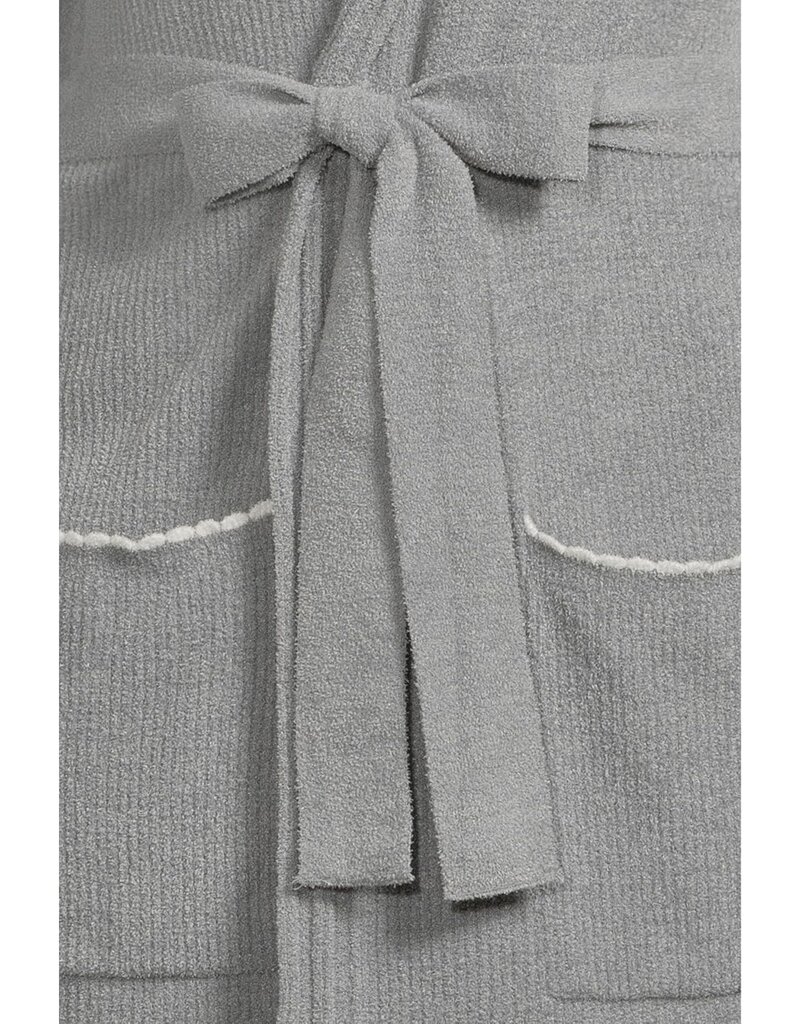 Barefoot Dreams CCUL Contrast Scallop Ribbed Robe