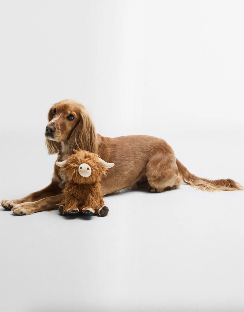 Barbour Dog Highland Cow Toy