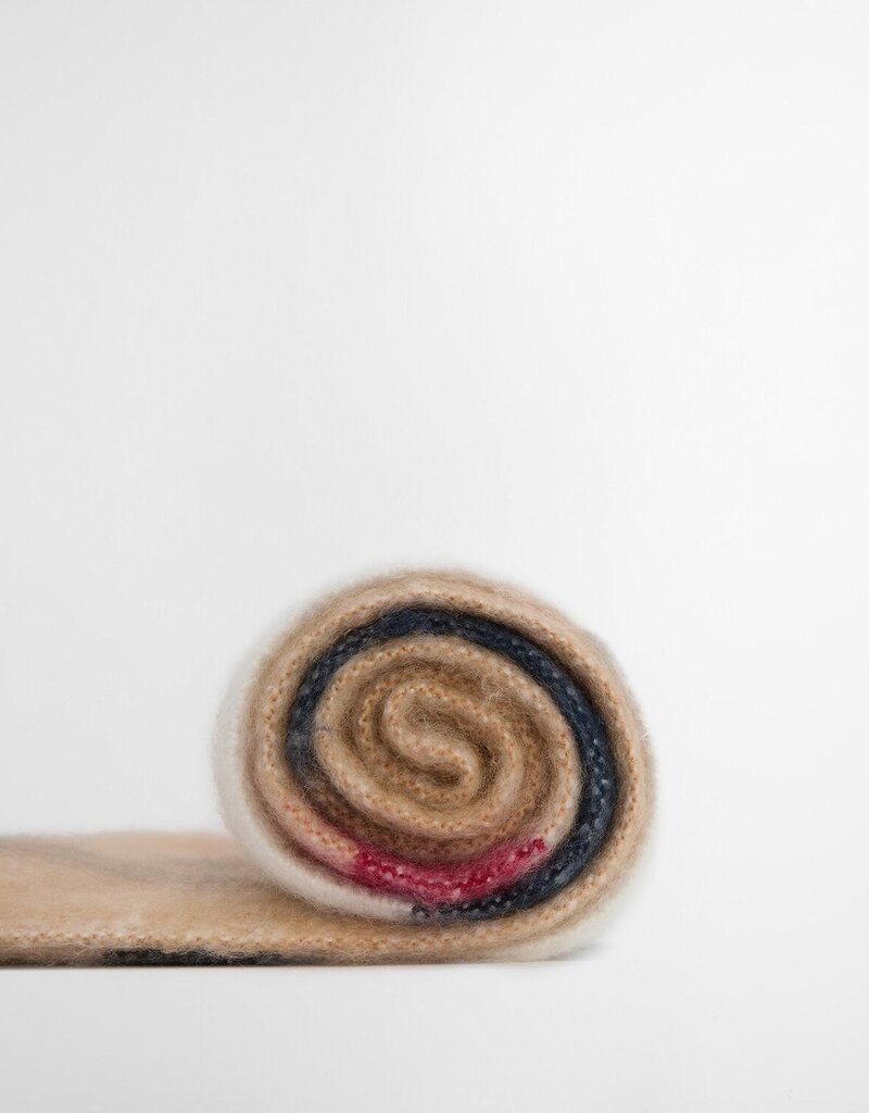 Barbour Isla Tartan Boucle Scarf Hessian Tartan