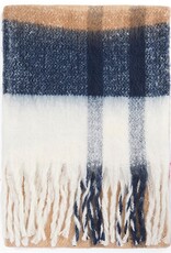 Barbour Isla Tartan Boucle Scarf Hessian Tartan