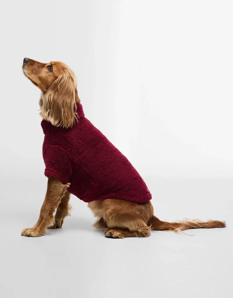 Barbour Brindle Fleece Dog Jumper