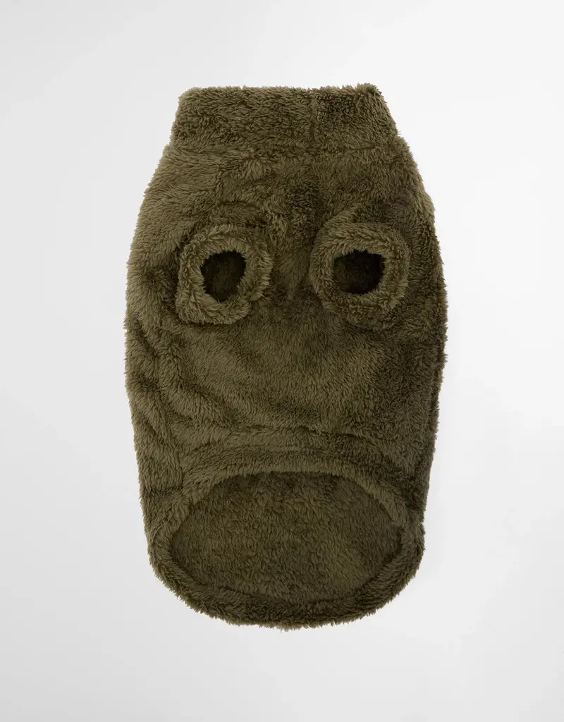 Barbour Brindle Fleece Dog Jumper