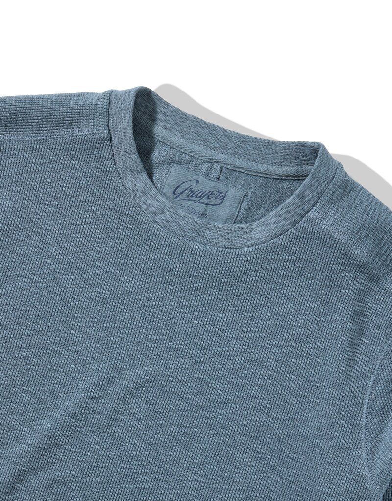 Grayers Clint Waffle Cotton Crew