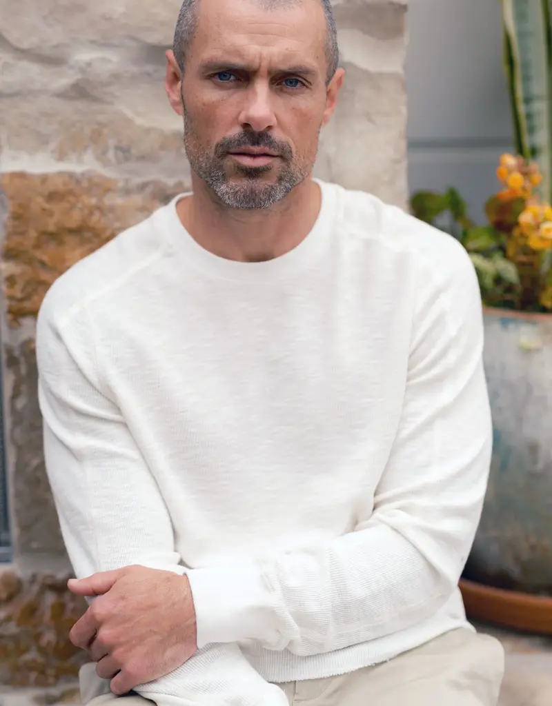 Grayers Clint Waffle Cotton Crew